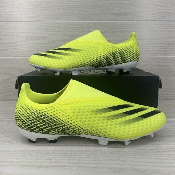 adidas Other - Adidas X Ghosted.3 Laceless FG Men's Size 13 Soccer Cleats Solar Yellow FW6969